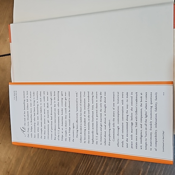 COMMITTED A SKEPTIC MAKES PEACE WITH MARRIAGE BY ELIZABETH GILBERT HARDBACK BOOK - Picture 5 of 14
